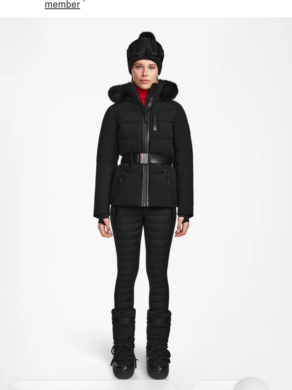 Rudsak Alaia ski jacket